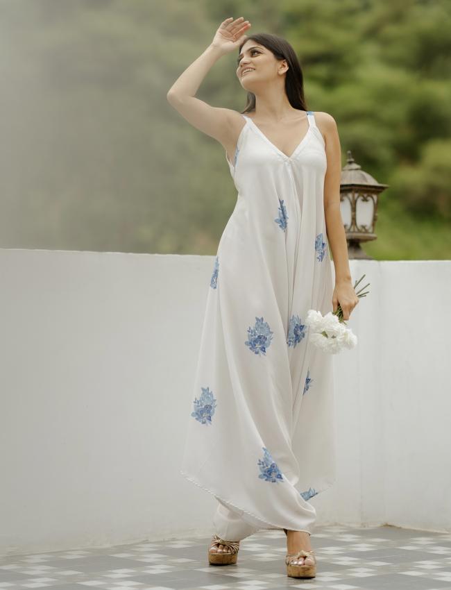 Seashell Cream Palazzo Jumpsuit
