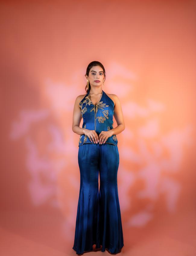 Halter Kurta Set